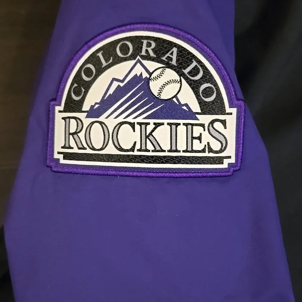 Nike MLB Colorado Rockies Official Dugout Baseball Jacket Size L - Picture 6 of 12